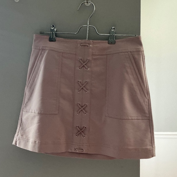 Express mauve midi skirt - Picture 1 of 4